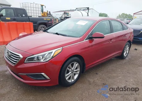 2016 Hyundai Sonata Se из США, поврежденный, VIN 5NPE24AF2GH283315